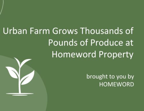 URBAN FARM GROWS THOUSANDS OF POUNDS OF PRODUCE AT HOMEWORD PROPERTY