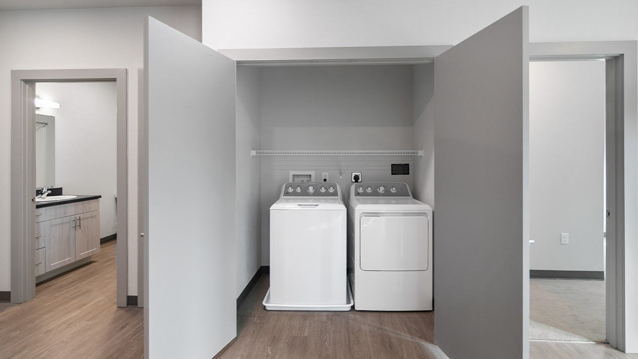 Washer and dryer at Westside Place